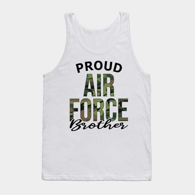 Proud Air Force Brother Tank Top by PnJ